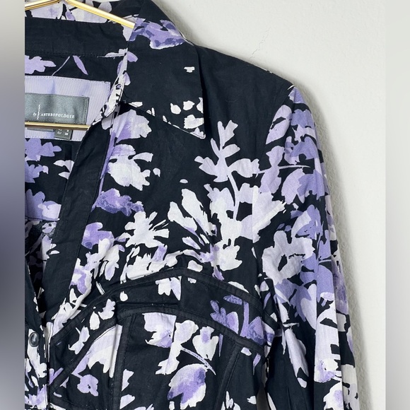 EUC Anthropologie Corset Shirt 100% Cotton Dress Sz 6 - Picture 11 of 16